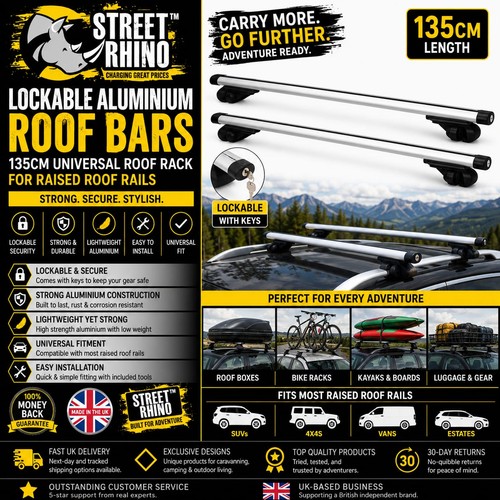 Lockable roof bars - roof, for