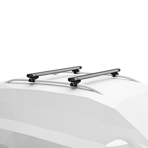 Thule roof rack raised - thule, rail